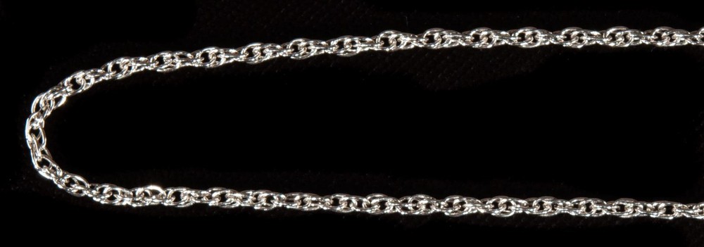 Sterling Silver Open Rope Chain 16” 1.75mm NEW