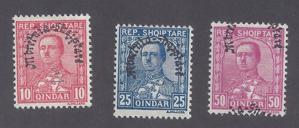 Albania SC # 221, 223, 224 MH