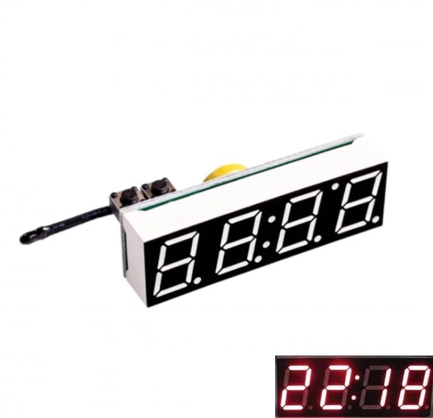 3 in 1 LED DS3231SN Digital Clock Temperature Voltage Module DIY Electronic S