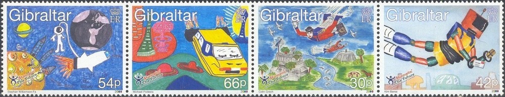 Gibraltar Scott #'s 831a MNH