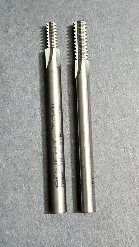 2 NICE! Advent Tool Solid Carbide Thread Mill 18 & 20 TPI Machinist Pitch ¼ Sh.