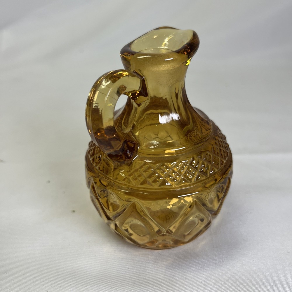 Imperial Cape Cod Amber Cruet w/ Stopper 5.25"