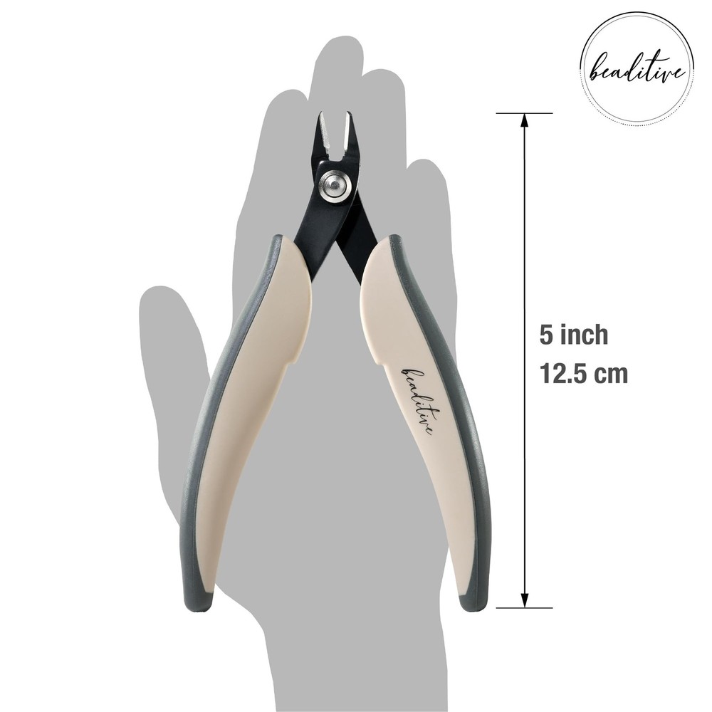 Beaditive Micro Wire Cutter – Natural Cream Flush for Beading,...
