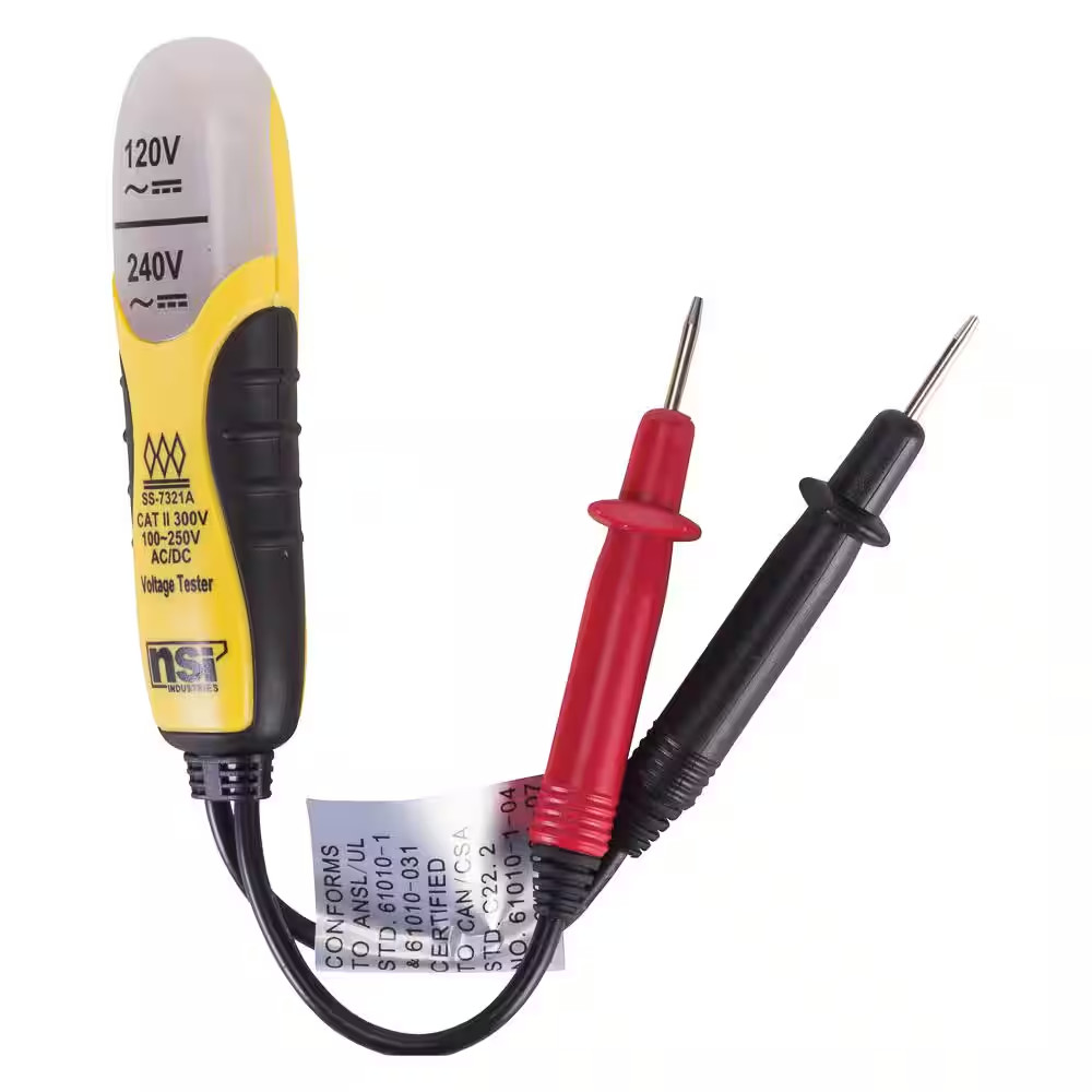 120-Volt or 240-Volt Twin Probe Tester