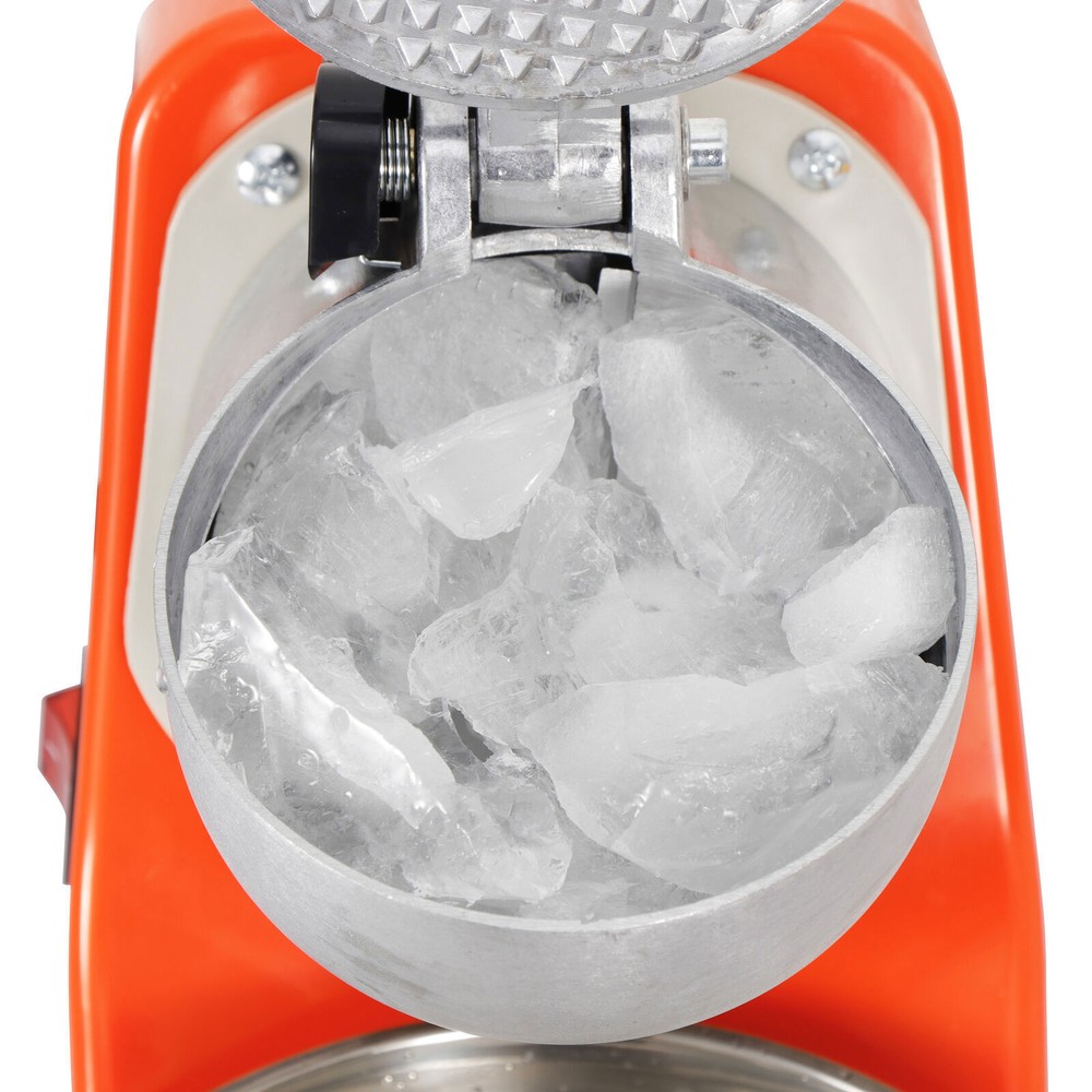 4PCS Ice Shaving Crusher Machines Sharp Blade Ice Maker for Home Kitchen Orange