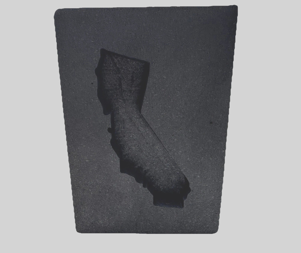Graphite Ingot Mold For Casting 5 oz Gold California