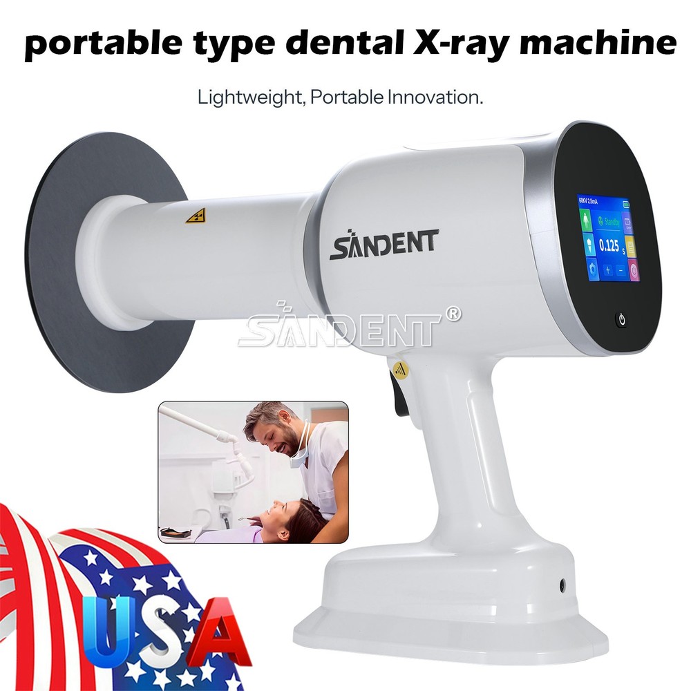 Dental Scatter Shield Protective Ring + Portable Handheld X-ray Machine Kit