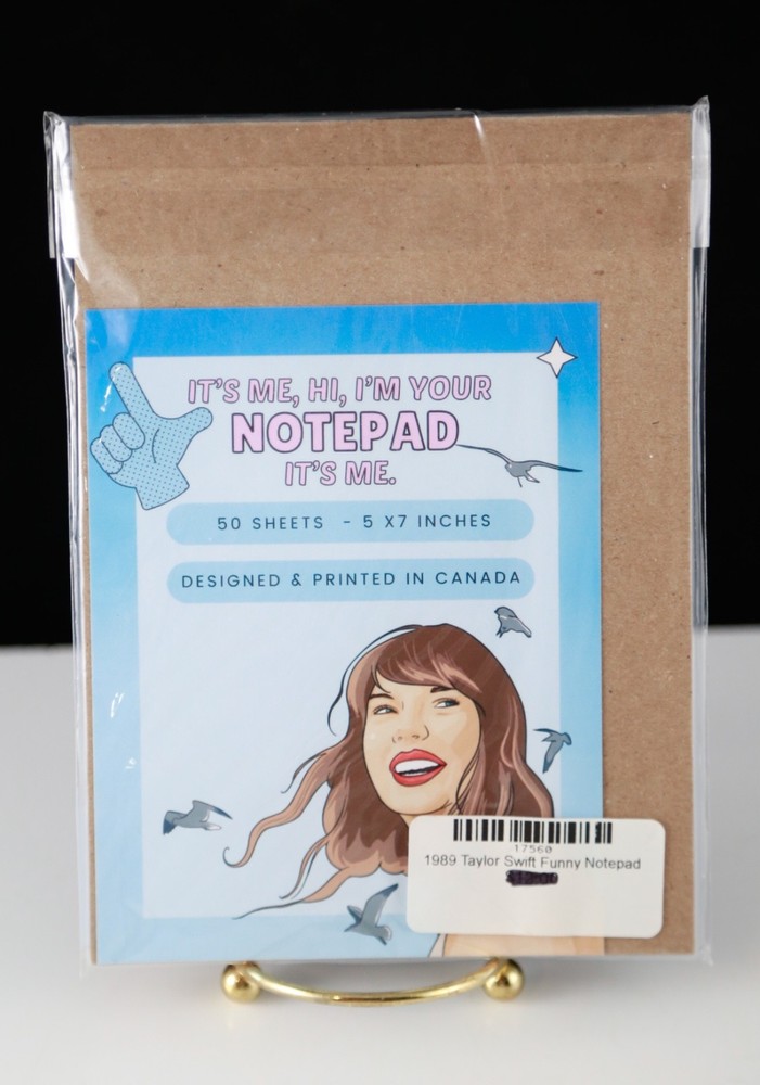 New Taylor Swift Notepad - Things I've Been Avoiding Since 1989