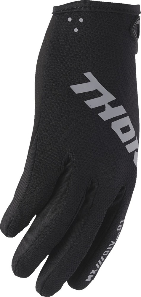 Thor Ridemode Static Youth MX Offroad Gloves Black
