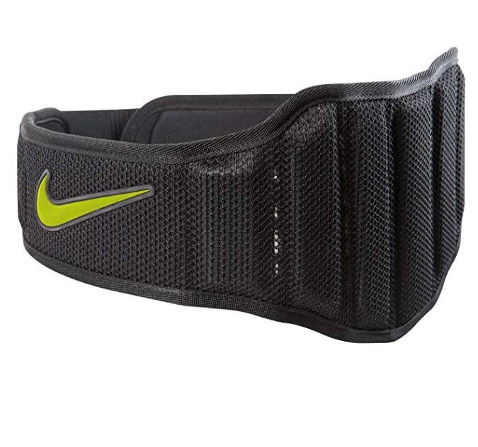 Nike Structured Training Belt 2.0 Size Medium, Black/Volt