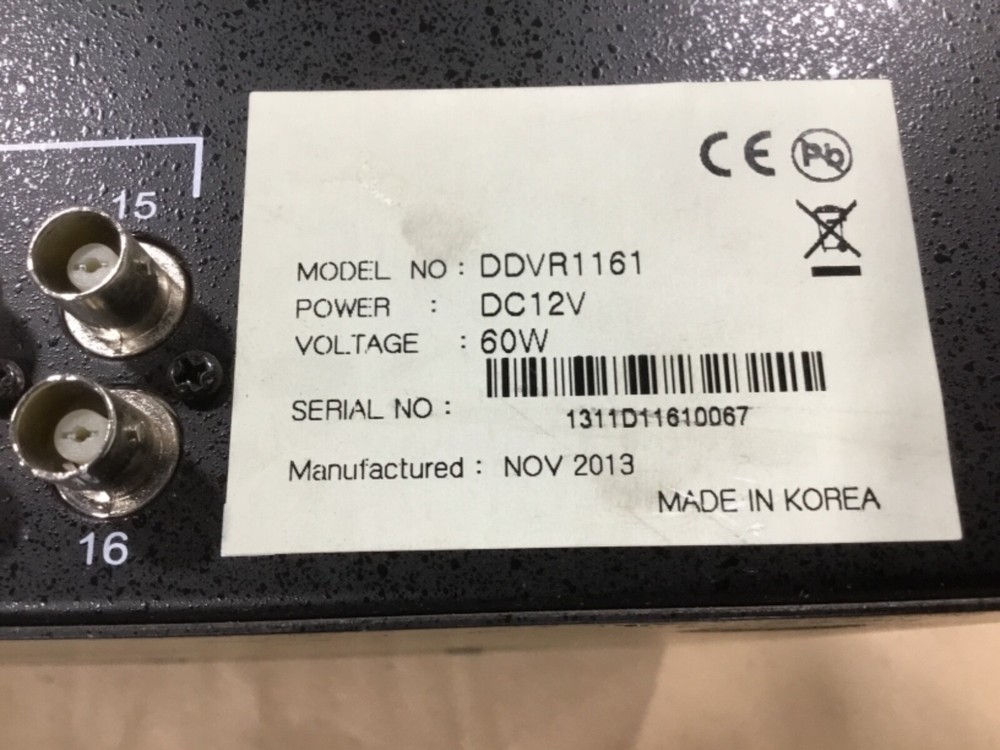 Super Writemaster DDVR1161 Speed Plus 12V DC DVD (Missing Cord) #5053DK B37PR3