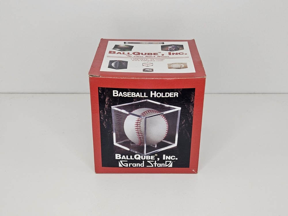 Ball Qube - Cube Baseball Holder UV Protected Display Case USA Made - NEW