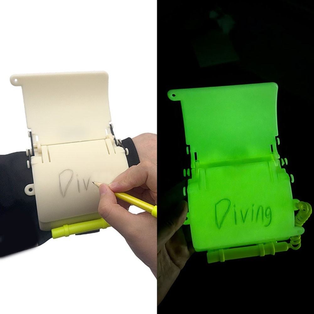 Diving Log Book Diving Wrist Slate Night Diving ABS Material Compact Design