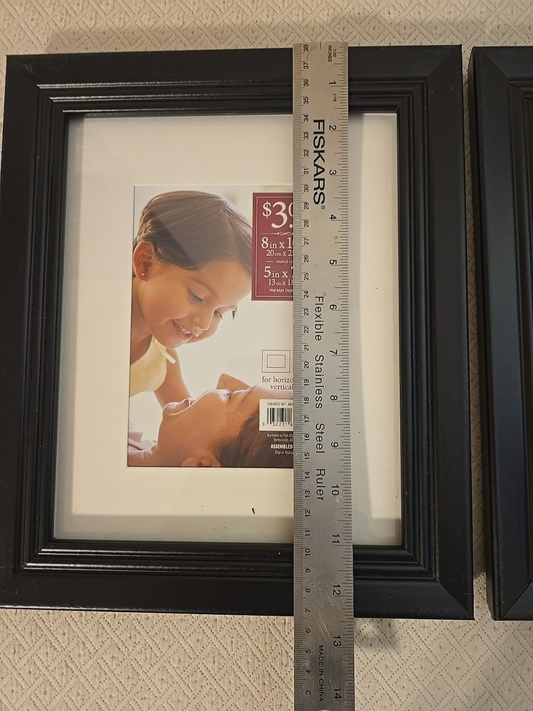 Frames 8x10 Set of Two Black