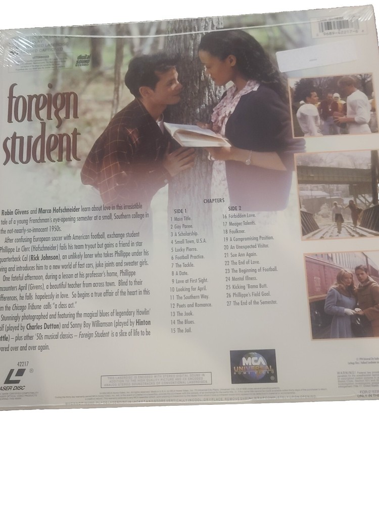 Foreign Student (Laserdisc, 1994) NEW SEALED