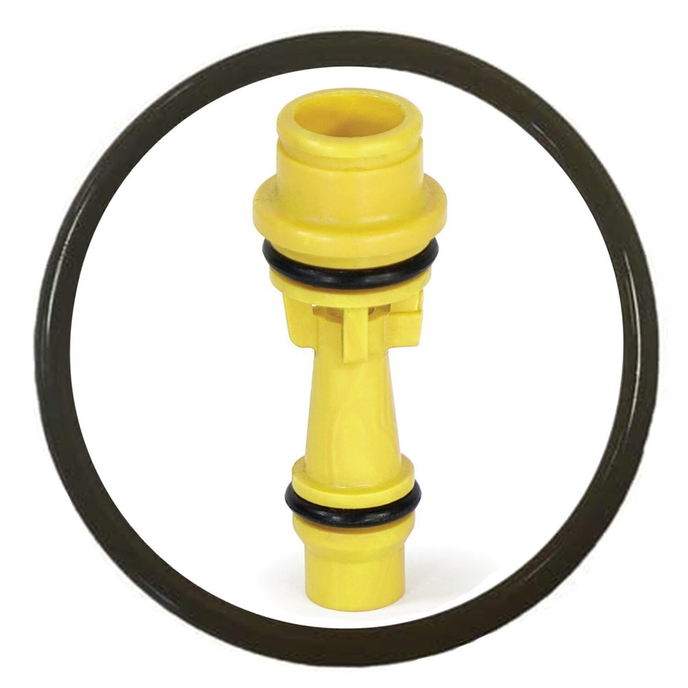 Clack Injector - V3010 1G - Yellow - Includes Injector Cap O-Ring Seal