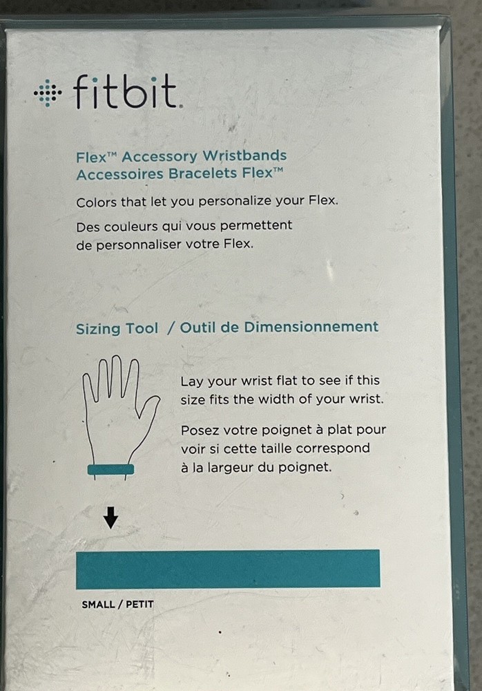 *NEW* Fitbit Flex Accessory Wristbands 3 Pack Small S/P Teal, Navy, Blue