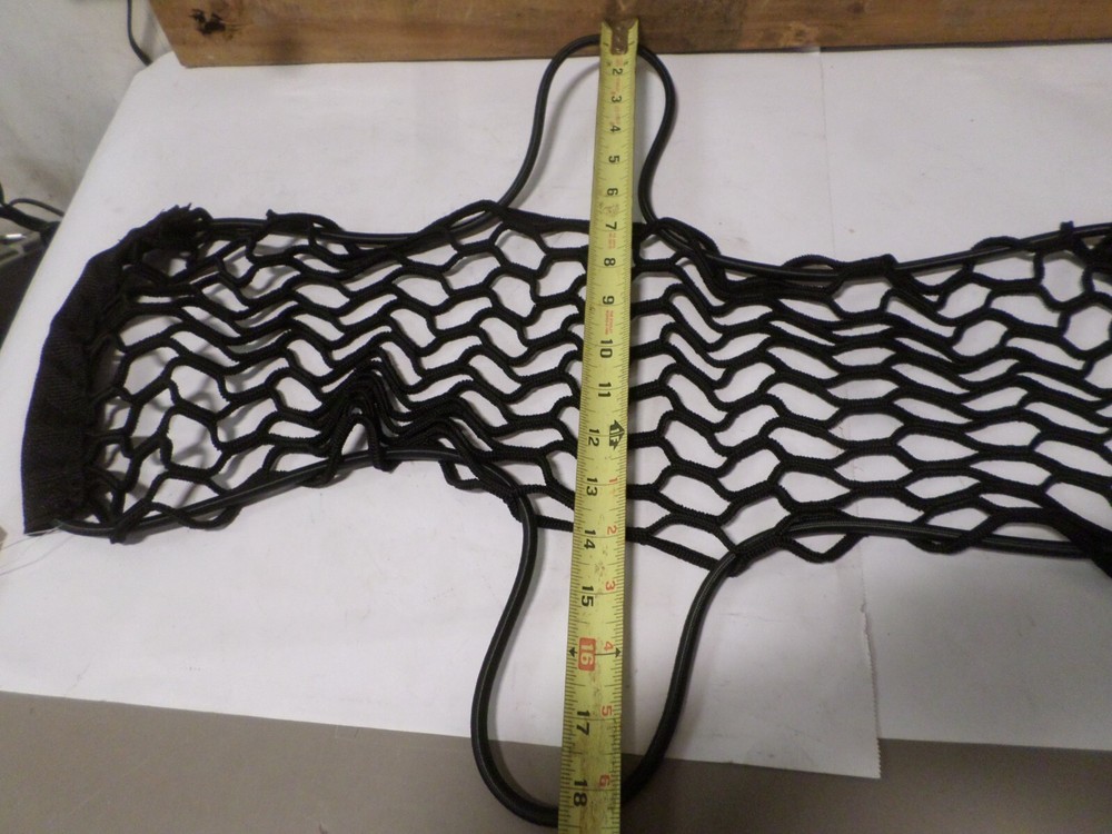Black Nylon Cargo Net 110431 For Bus Seat 24"