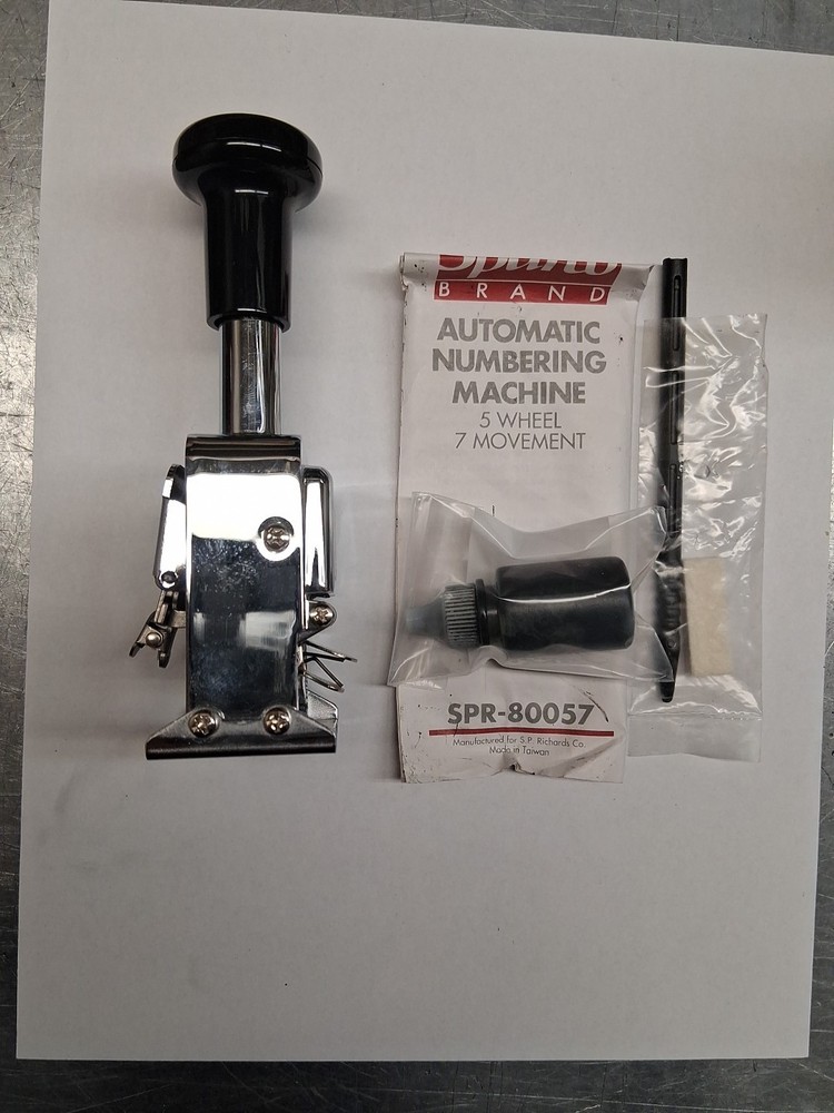 Sparco Automatic Numbering Machine SPR80057 5 Wheel 7 Movement