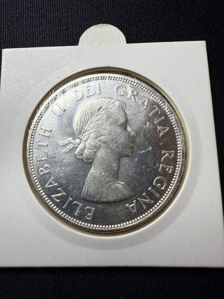 1961 Arrowhead Canada Silver Dollar Coin