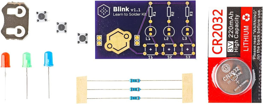 Blink LED Soldering Kit | DIY Electronics Projects for Beginners | Practice for