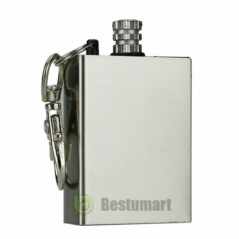 10-100PCS Waterproof Permanent Match Lighter Striker Fire Starter Emergency Tool