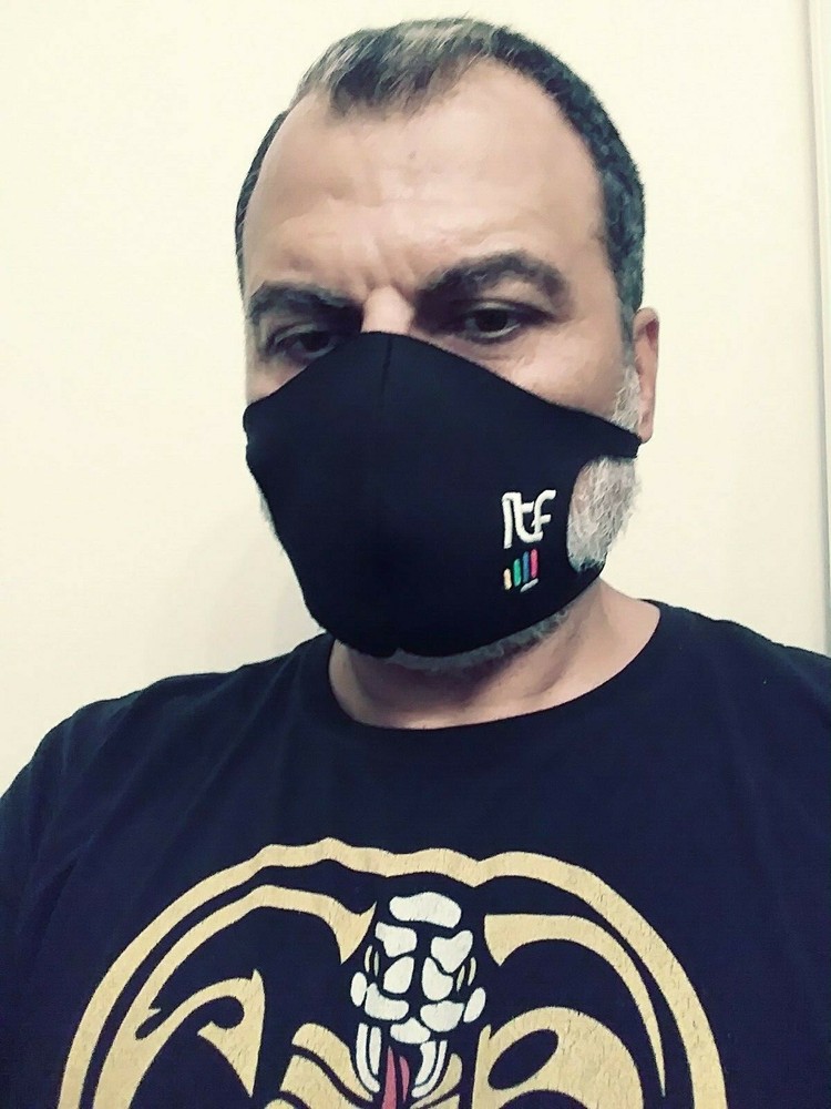  New ITF Taekwondo black mask