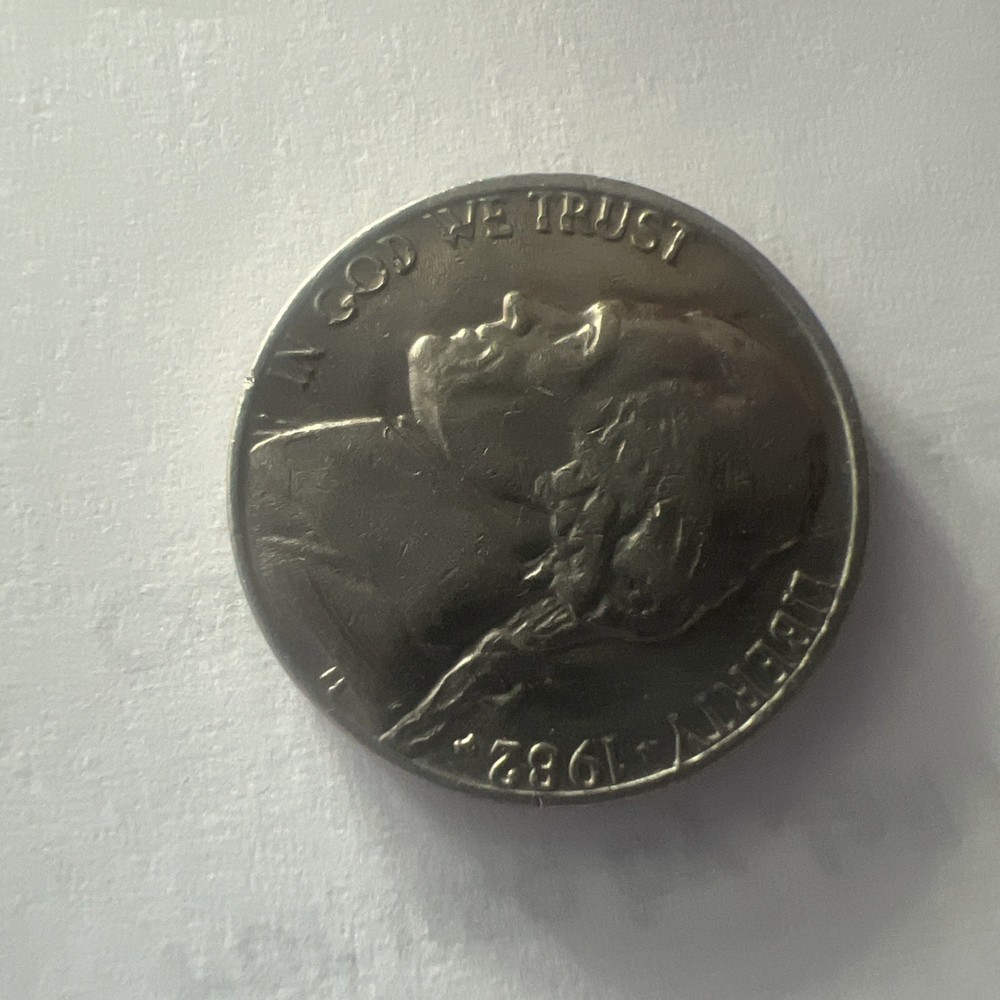 2 Sided Double Headed Nickel Front &Back both Heads 2 Different Years 2000/1982
