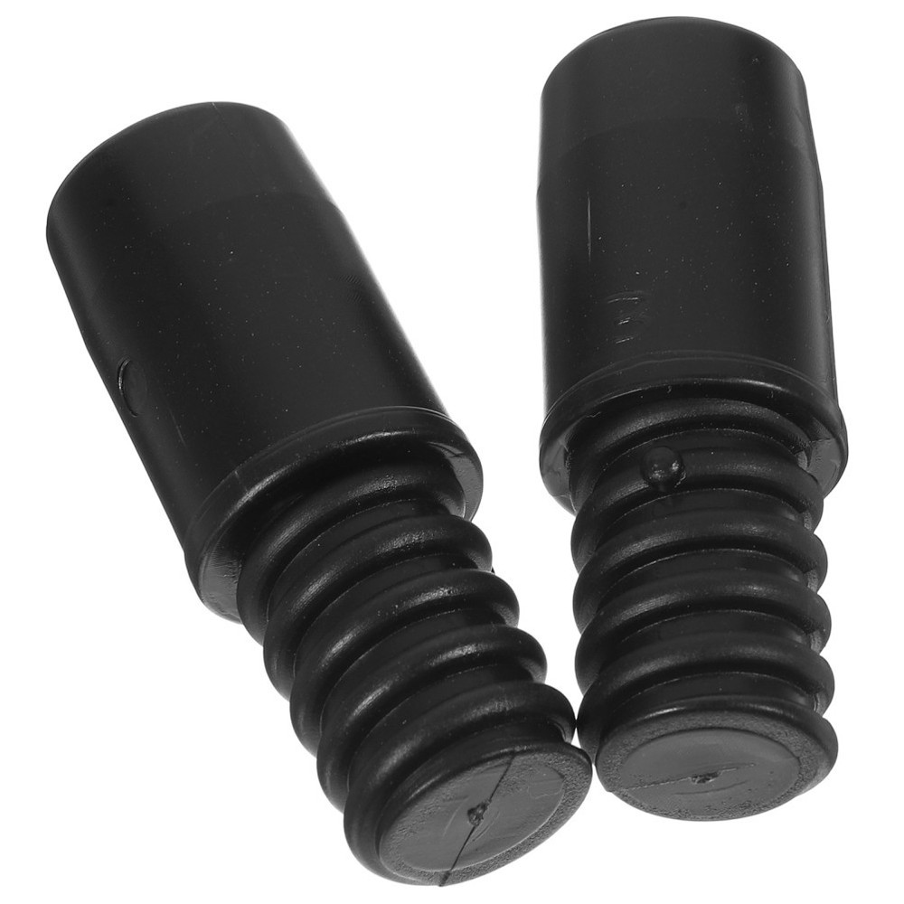 2 Pcs Threaded Tip Plastic Broom Handle Connector Replacement For Cleaning
