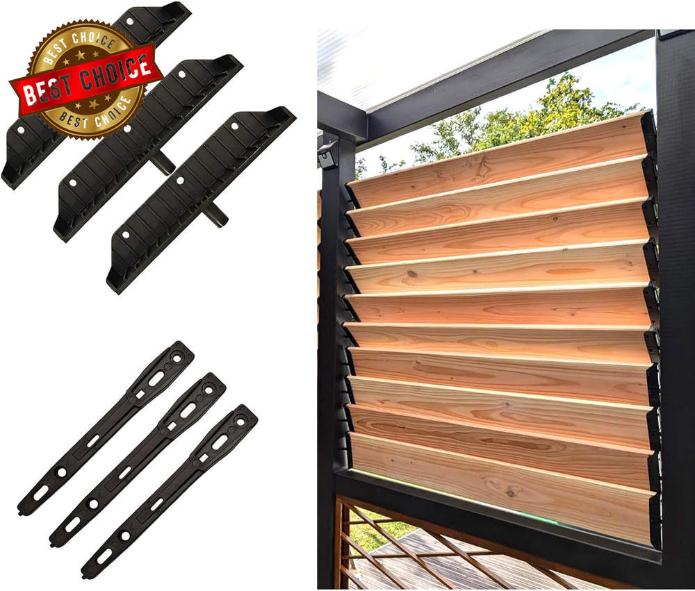 Louver Bracket Kit, Deck Sunblind System, Shutters Hardware System for Windows G