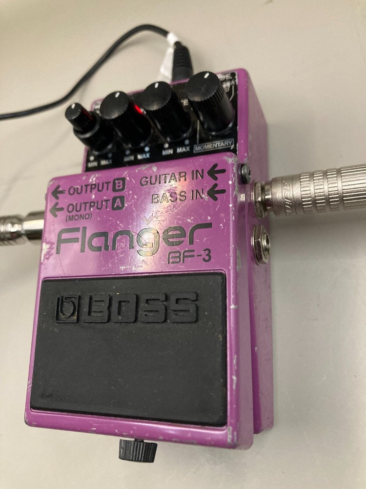 BOSS BF-3 Flanger Guitar Effect Pedal Tested Working from Japan