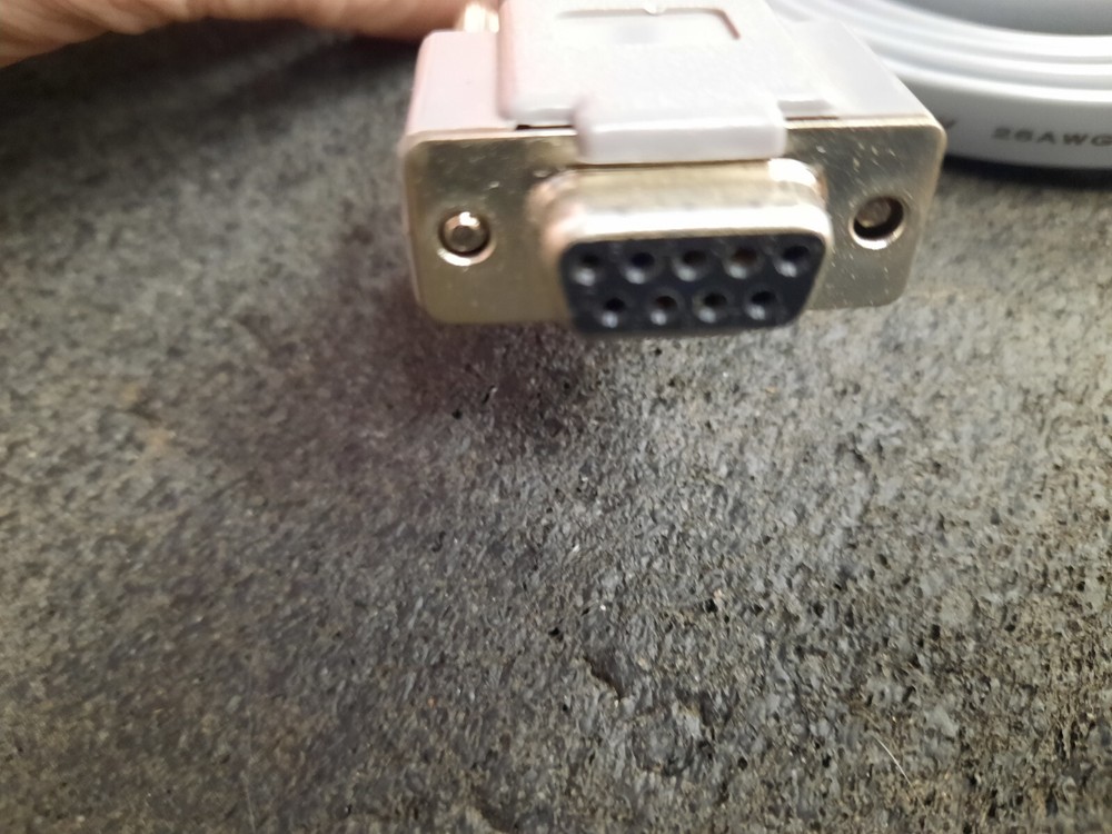 Console Cable RJ45 to DB9 Female Adapter Tested With Netlist