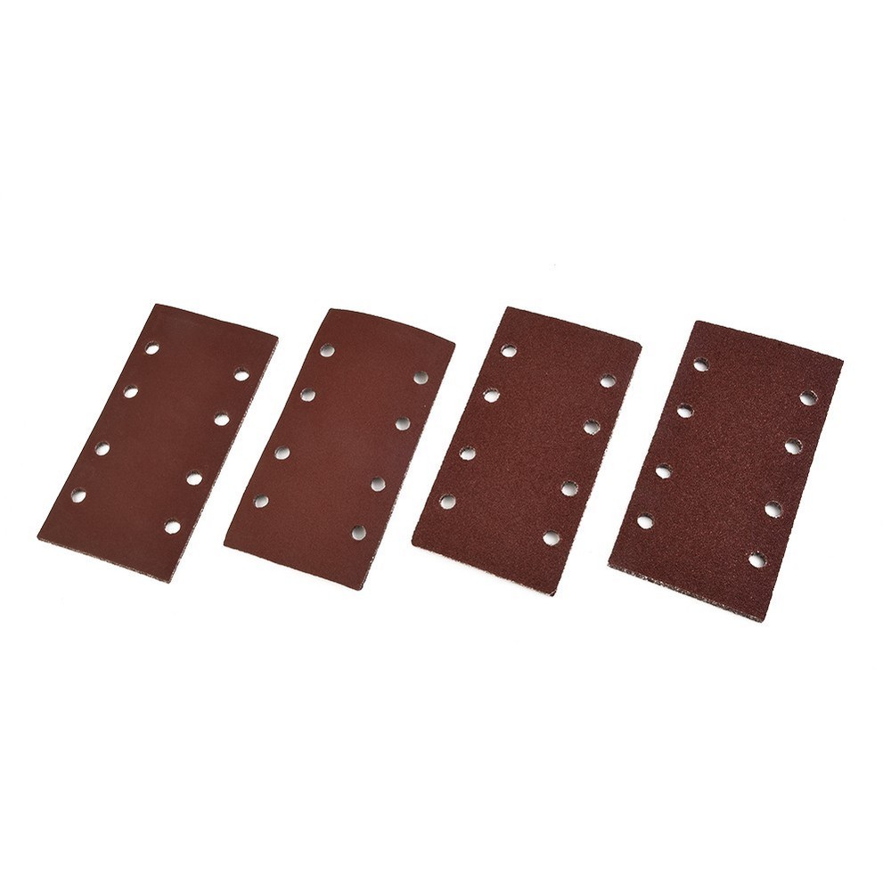20pcs Sandpaper Sanding Sheets Punched Hook&Loop Mixed Grits 60/80/120/240