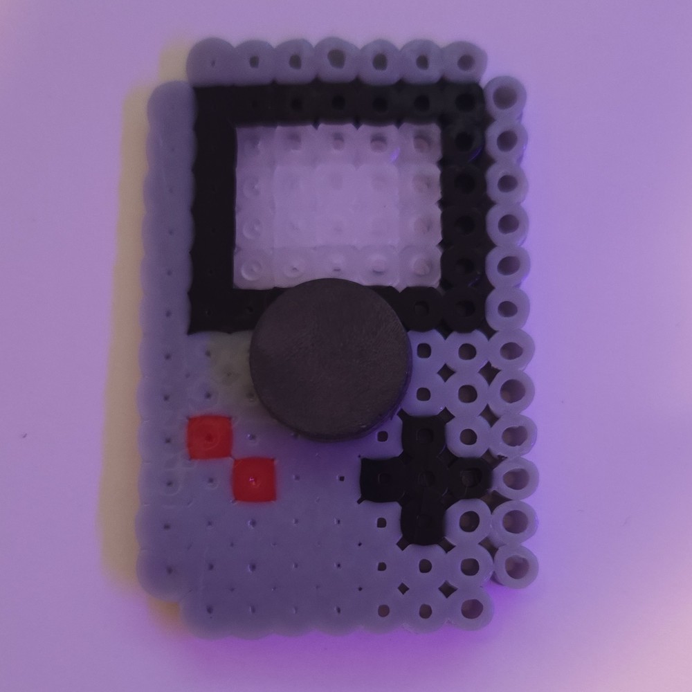 Handmade Beaded Game Console Magnet Unique Pixel Art Decor