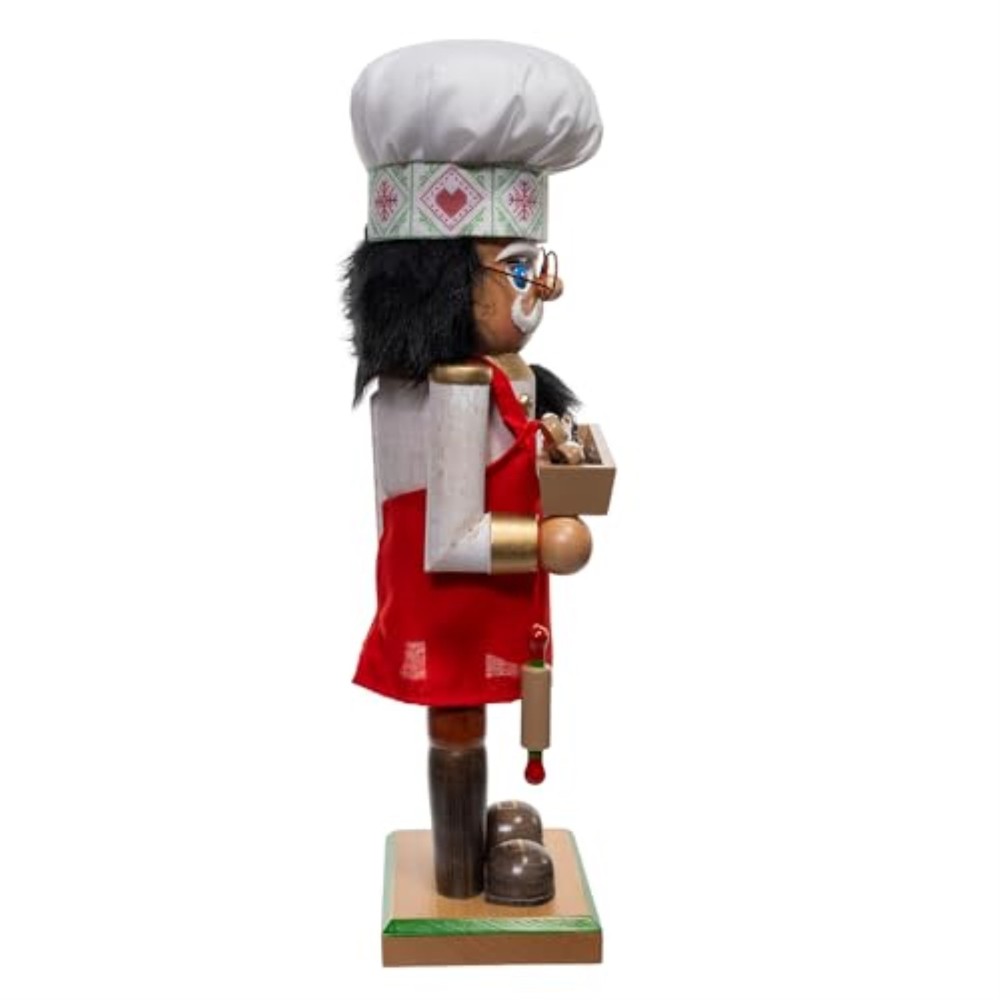 Kurt Adler 15-inch Wooden Chef Nutcracker