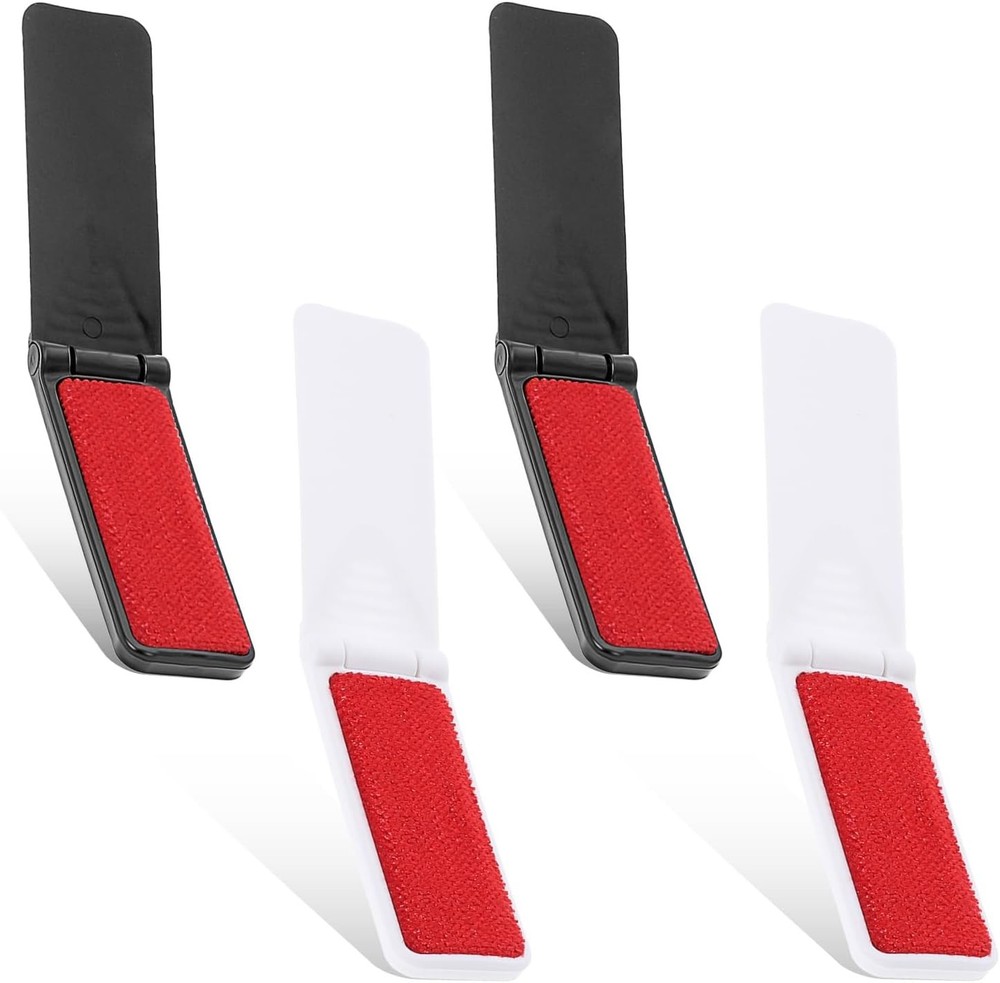 Foldable Lint Remover Brush 4 Pack Portable Reusable for Clothes