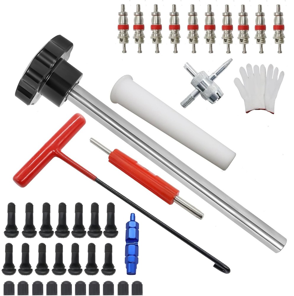 Tire Valve Stem Core TR413 Remover&Installer/Replacement Tool Kit For Valve Core