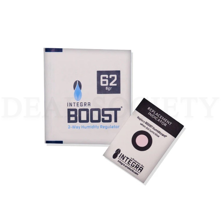 Integra Boost 2-Way Humidity Control 4 Gram - 62% RH - 12, 24, or 48 Pack