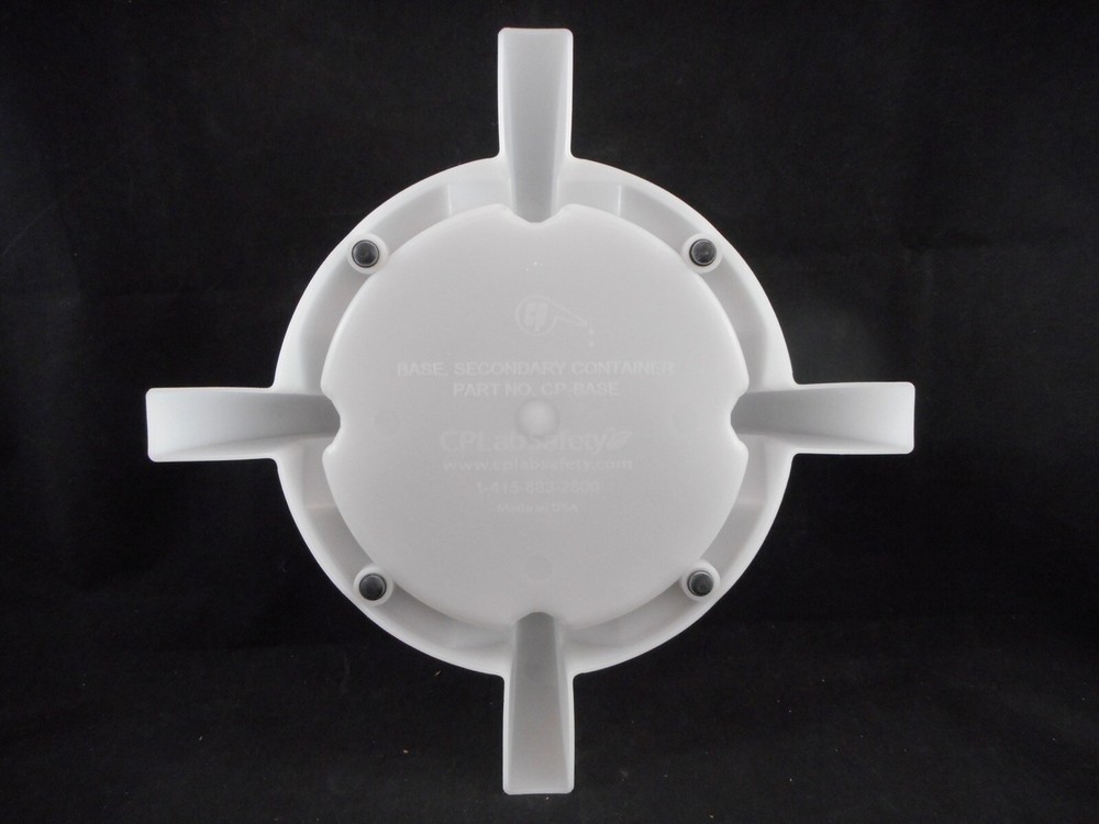CP LAB SAFETY Plastic Footed Base for 2L & 4L Secondary Container LDPE CP-Base