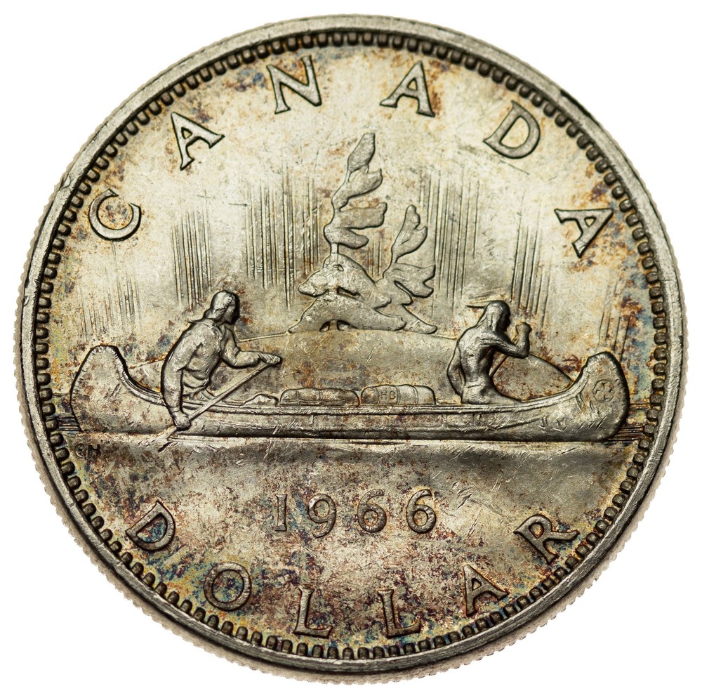 Canada - Dollar 1966 - Elizabeth II, Silver