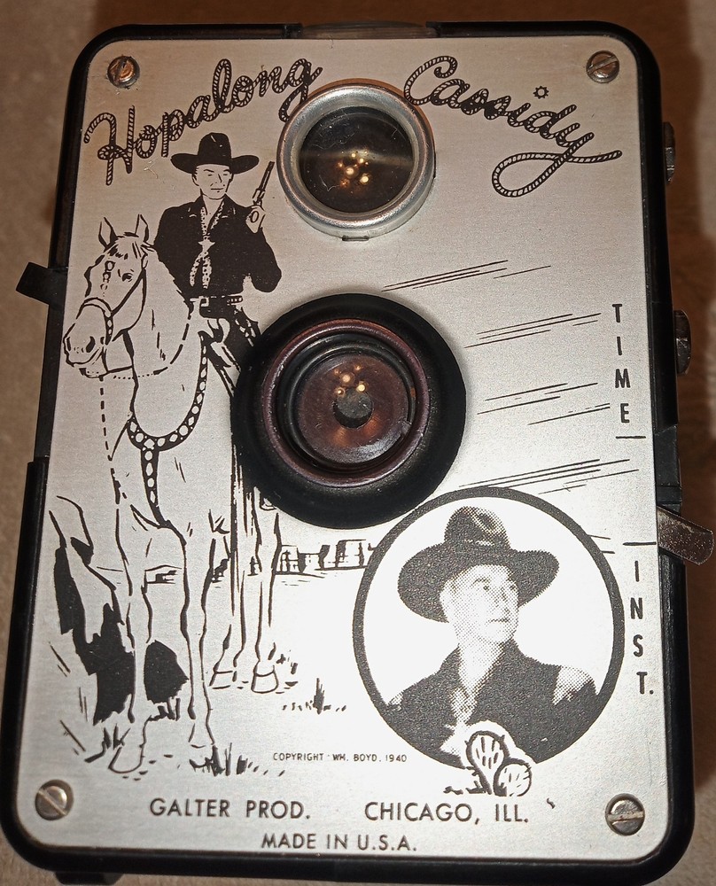 Hopalong Cassidy antique box Camera