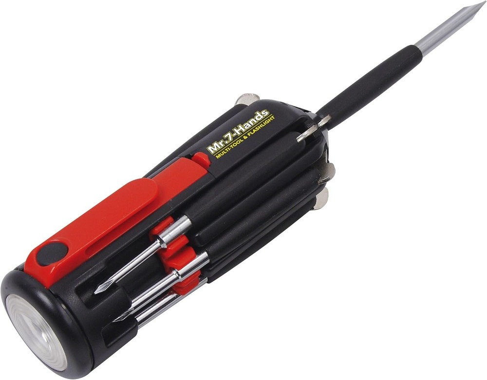 Apollo Tools Original Mr. 7-Hands, Multi Screwdriver Hand Tool, All In One Paten