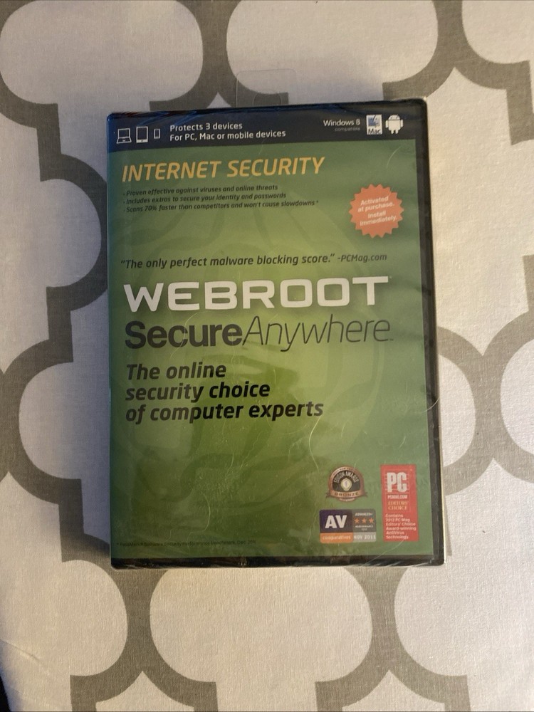 Webroot Secure Anywhere Internet Security Complete 2013 Sealed