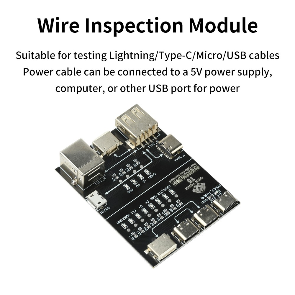 Multi-Interface Cable Testing Module Data Cable Test Board Anomaly Rapid Detect