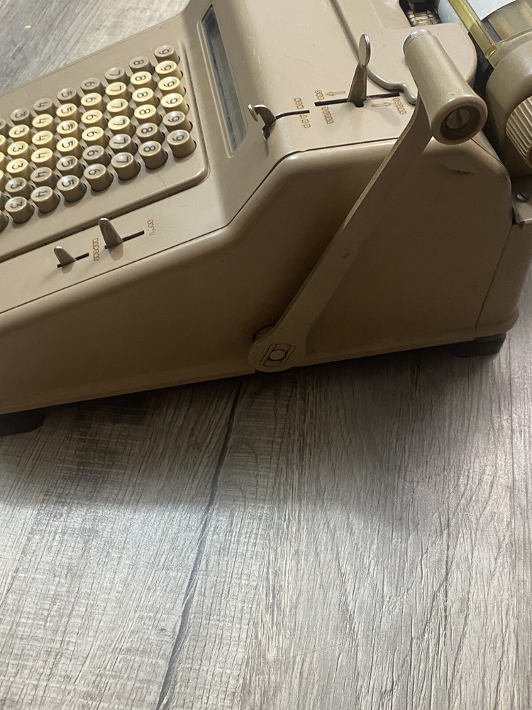 Vintage ncr adding machine 154-2-77x