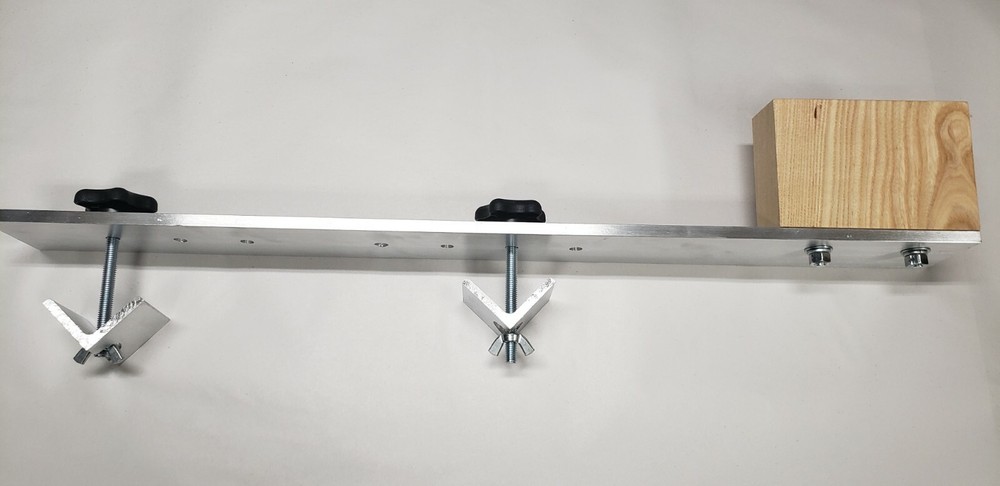 New & improved! Canoe trolling motor mount - Aluminum / Ash