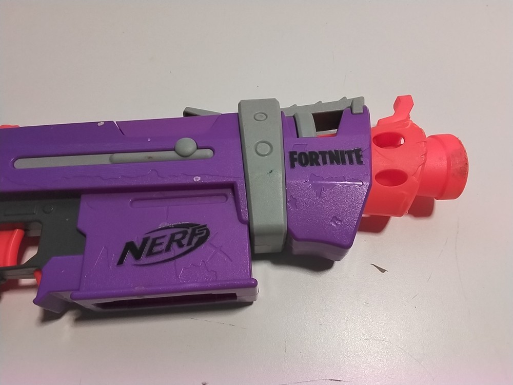 Nerf Fortnite SMG-E Motorized Dart Blaster.