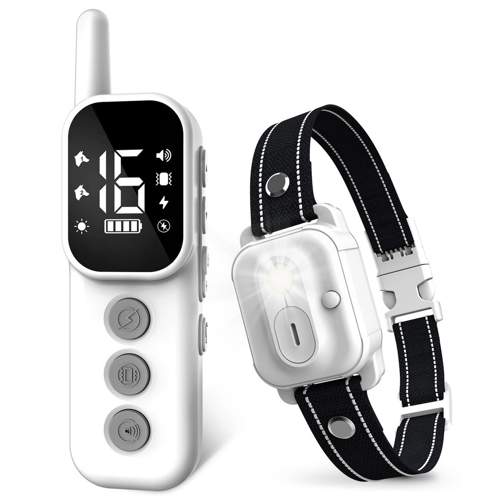 Dog Training Collar with Remote Control, 3300FT and 4 Training Modes Beep,Vib...