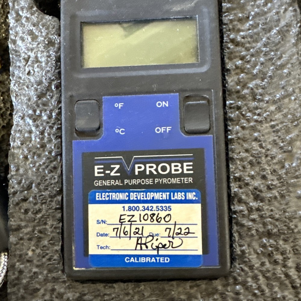 EDL E-Z Probe Digital Pyrometer Thermocouple Type K