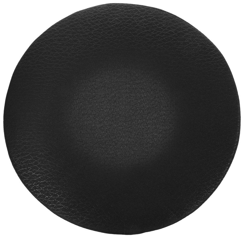 Round Stool Cover Black Slip Resistant Comfortable Protector